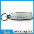 torch shape led pvc key chain